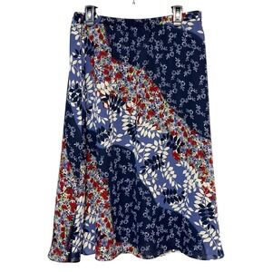 Vtg Coldwater Creek Cottagecore Fairy Floral Midi Skirt Women Size L French Girl